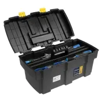 Ящик для инструмента ТУНДРА, 20", 520&times;280&times;250 мм, пластиковый, подвижный лоток