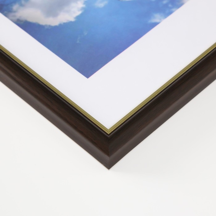 Фоторамка пластик Фоторамка пластик "Гамма" 21х30 см, венге