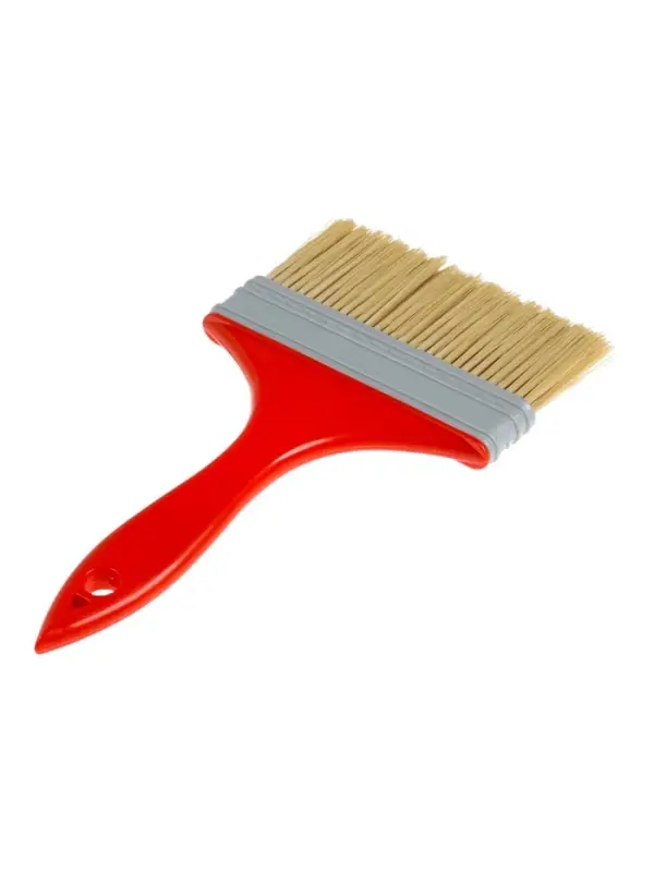 Кисть плоская ЛОМ промо, искусственная щетина, пластиковая рукоятка, 5", 125 мм