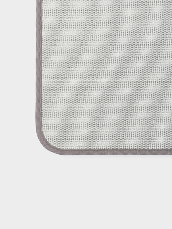 Набор ковриков для ванной Набор ковриков для ванной "Анси" из микрофибры Доляна 40х50 и 50х80 см, серый