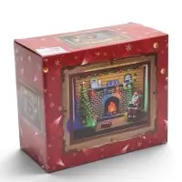 Фигура с подсветкой &laquo;Дед Мороз у камина&raquo; 28&times;10.5&times;24.5 см