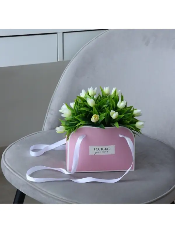 Переноска для цветов складная &laquo;Для тебя&raquo;, 17&times;13&times;7 см