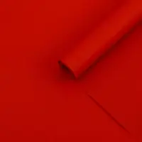 Бумага упаковочная крафт, красная, 0.68&times;10 &plusmn;5% м, 70 г/м&sup2;