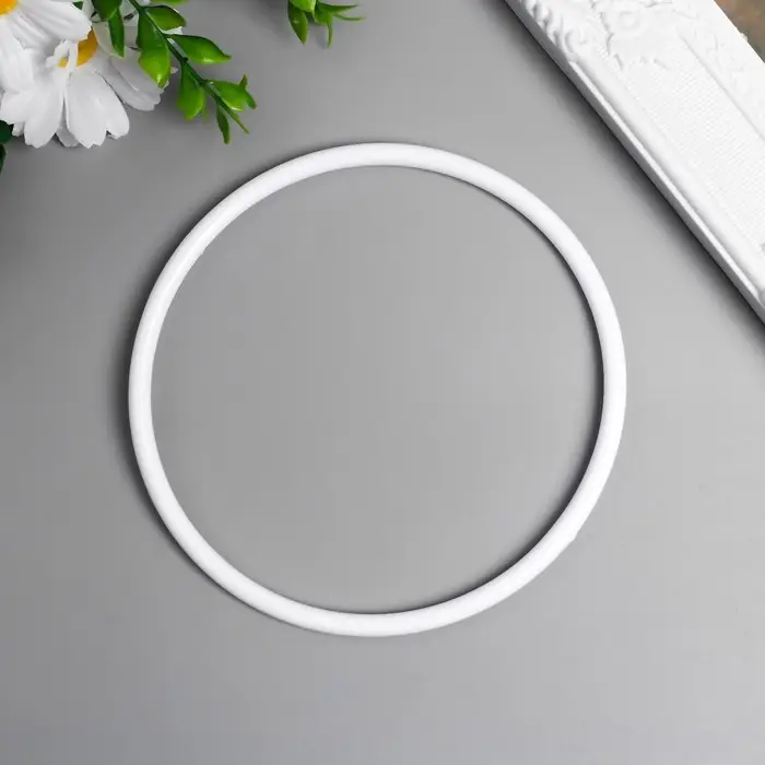 Кольцо пластик для изготовления ловца снов d=13 см Кольцо пластик для изготовления ловца снов d=13 см