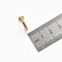 Основа для кольца регулируемая с платформой 6 мм (набор 5 шт.), цвет золото