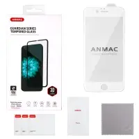 Защитное стекло iPh 6 3D ANMAC белое Арт.1137117