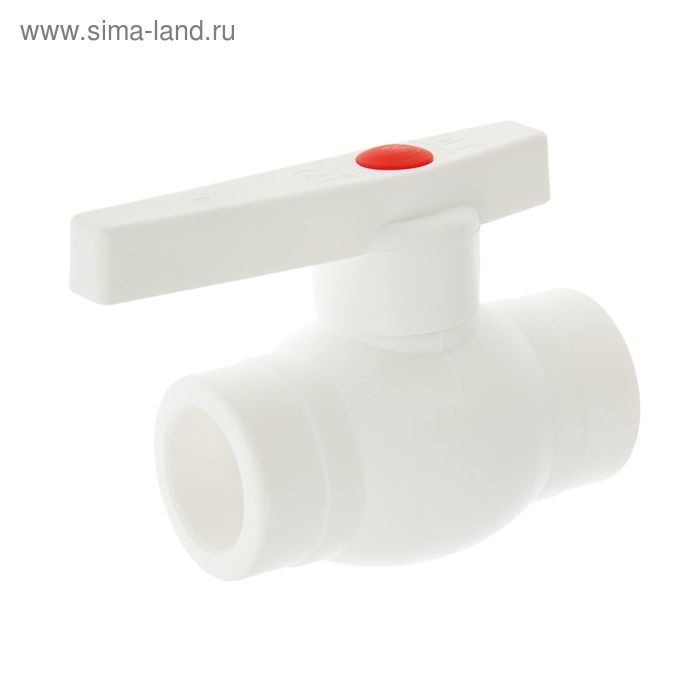 Кран VALFEX OPTIMA, полипропиленовый, со стальным омедненным шаром, d=25 мм Кран VALFEX OPTIMA, полипропиленовый, со стальным омедненным шаром, d=25 мм