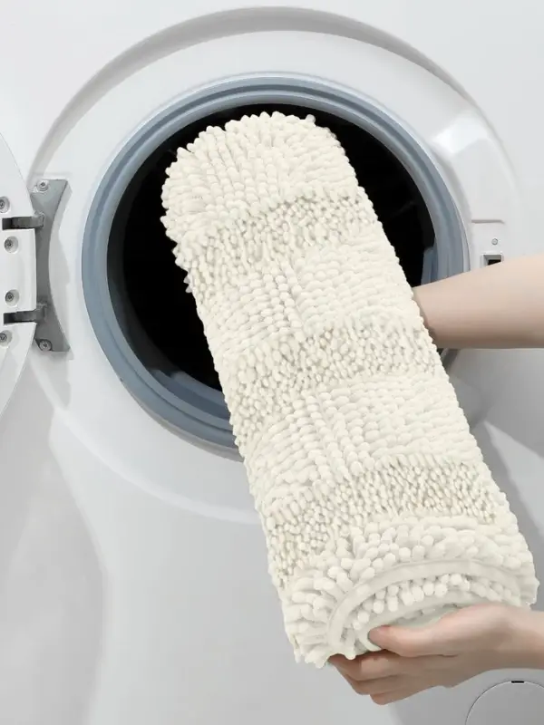 Коврик для дома LaDо́m, букли, плотность 1900 г, 50&times;80 см, белый