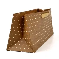 Пакет под бутылку &laquo;Горошек&raquo;, 36&times;10&times;13 см