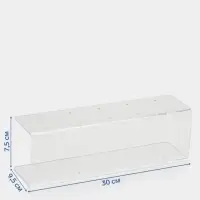 Подставка под леденцы 30&times;9.5&times;7.5, оргстекло 3 мм, вместимость 10 шт.