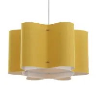 Светильник подвесной BayerLux &laquo;Лаура&raquo;, Е27 15 Вт, жёлтый, 42&times;42&times;22.5-122 см