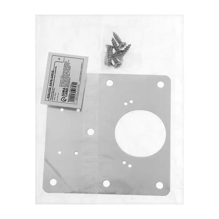 Ремкомплект для мебельной петли ТУНДРА, пластина 9х9 см