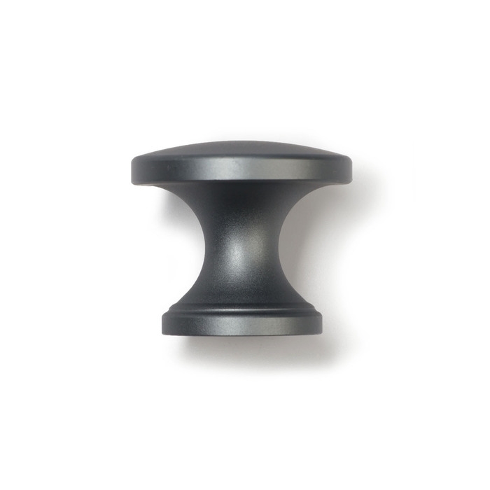 Ручка-кнопка CAPPIO RK148, d=30 мм, цвет графит, 8 шт.