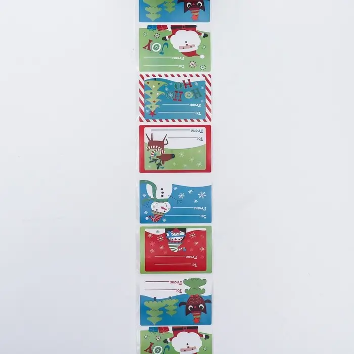 Наклейки в рулоне Наклейки в рулоне "Строки ", 250 шт, 7,5 х 5 см