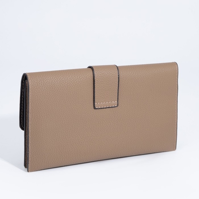 Сумка-клатч на магните, длинный ремень, цвет бежевый Сумка-клатч на магните, длинный ремень, цвет бежевый