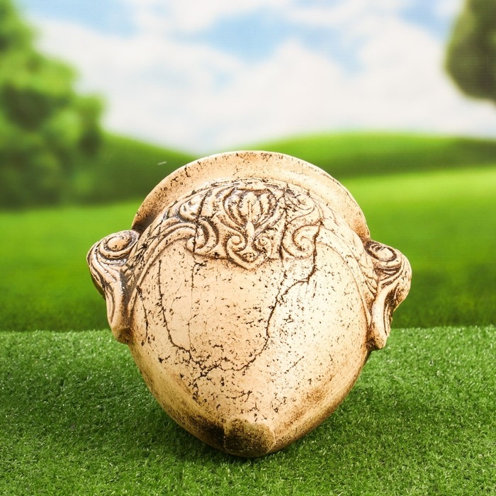 Фигурное кашпо  Фигурное кашпо "Камея" лежачее, 21х24см, микс