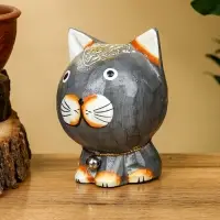 Сувенир «Котик», 8×7×10 см, дерево, серый