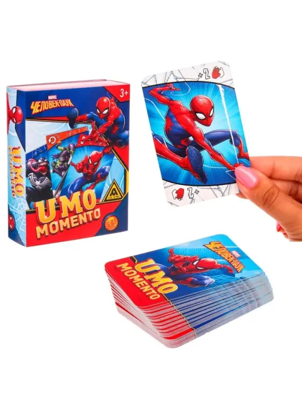 Настольная игра UMO momento, MARVEL, 70 карт, 3+ Настольная игра UMO momento, MARVEL, 70 карт, 3+