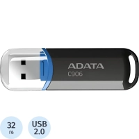 Флеш-память ADATA C906, 32GB, AC906-32G-RBK