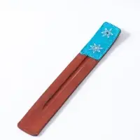 Подставка под благовония "Карма" дерево 25,5х3,5 см, голубой