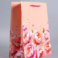 Пакет подарочный ламинированный &laquo;Прекрасной&raquo;, 26&times;12&times;32 см