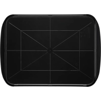 Поднос 493х350 мм черный , Restola, ПП 422108813