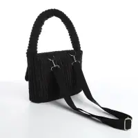 Сумка молодёжная на магните, 25.5&times;4.5&times;18.5 см, чёрная