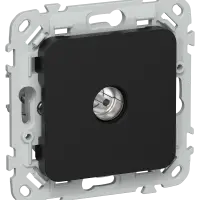 FLITE Розетка TV экранированная оконечная тип M РТВм-1-1-1-ФлЧ черный IEK