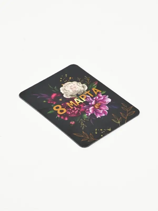 Магнит на холодильник, полимерный &laquo;Пионы. 8 марта&raquo;, 6&times;8 см