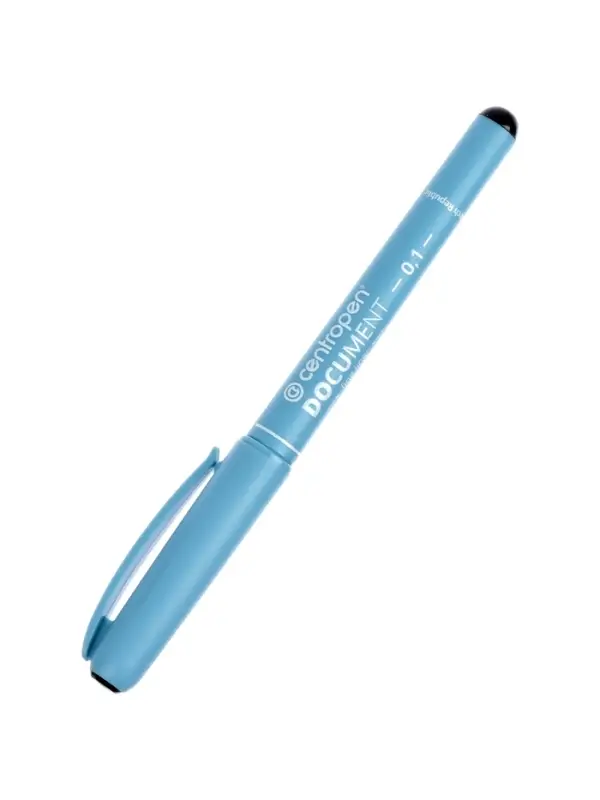 Ручка капиллярная для черчения Centropen 2631, чёрный стержень, узел 0.1 мм