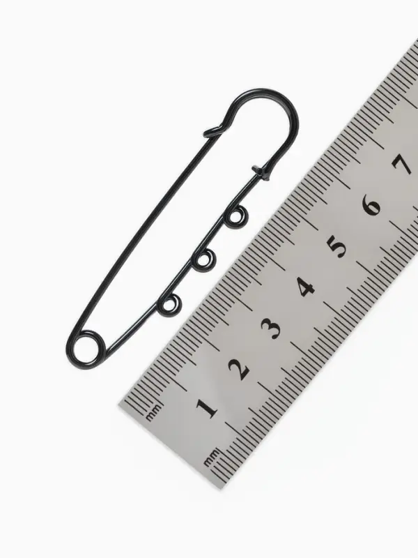 Булавка для подвесок (набор 3 шт.) L=6.5 см, чёрная