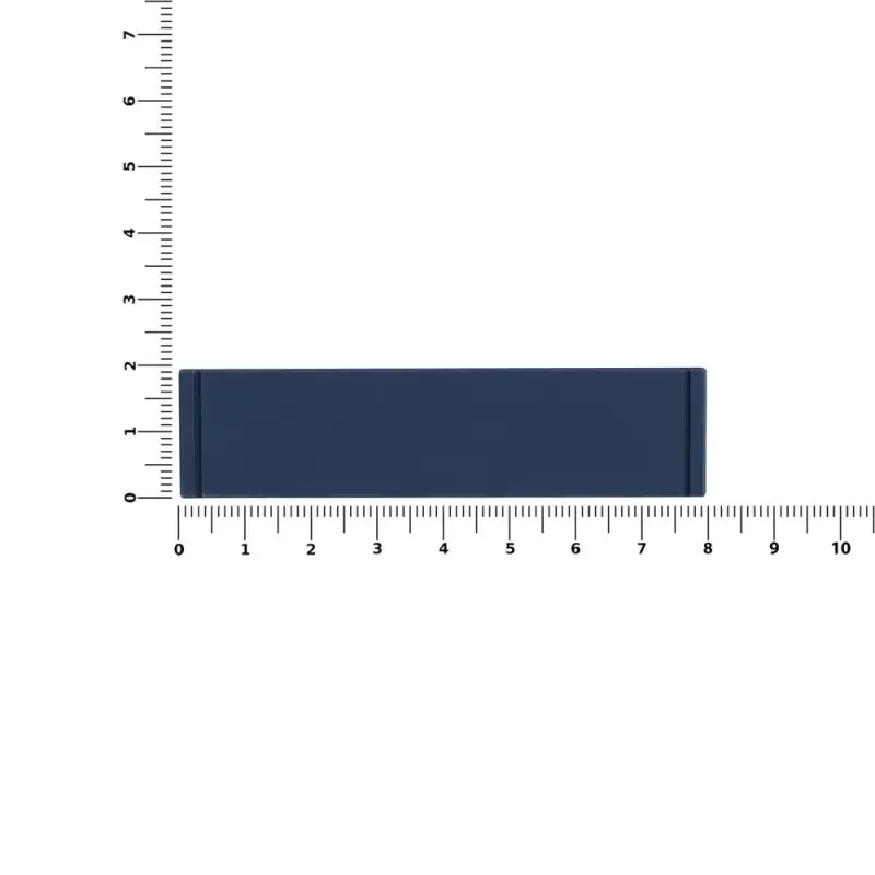 Лейбл из ПВХ Dzeta, S, темно-синий