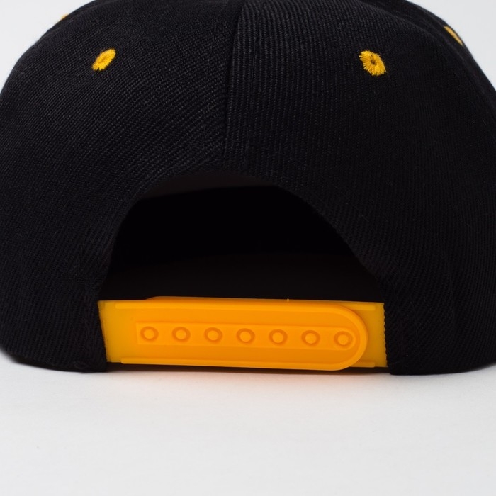 Бейсболка с прямым козырьком для мальчика MINAKU, размер 54, цвет чёрный/жёлтый Бейсболка с прямым козырьком для мальчика MINAKU, размер 54, цвет чёрный/жёлтый