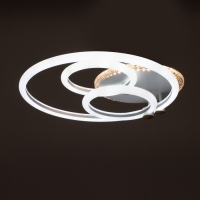 Люстра с ПДУ 1914/3 LED 84Вт диммер белый 42х40х12 см BayerLux