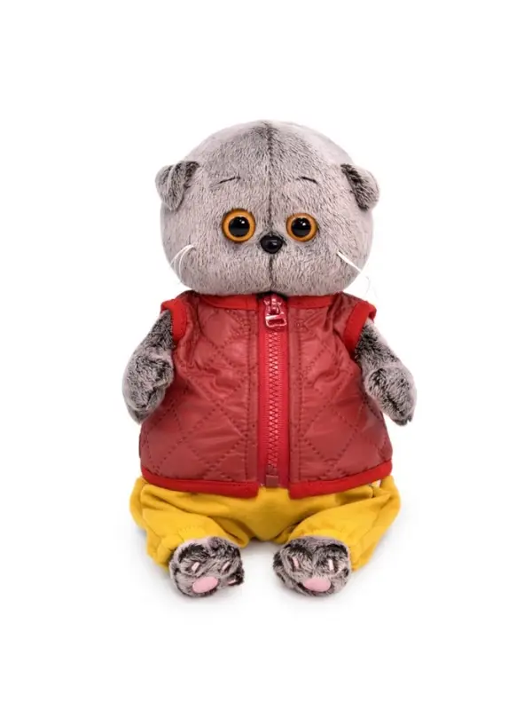Мягкая игрушка &laquo;Басик Baby в стеганом жилете&raquo;, 20 см