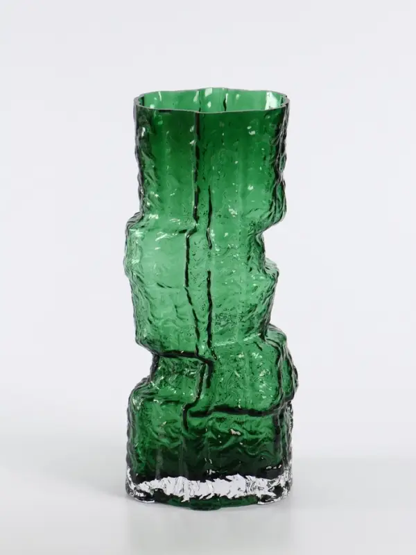 Ваза «Гоэтано», 30×13 см, стекло, зелёная