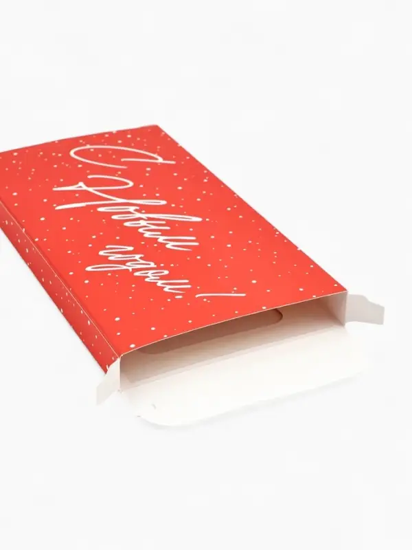 Коробка для шоколада &laquo;С Новым годом&raquo;, с окном, 17&times;8.5&times;1.5 см