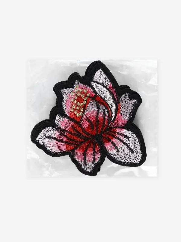 Термоаппликация «Лотос», 8.5×8 см, розовая Термоаппликация «Лотос», 8.5×8 см, розовая