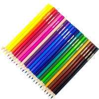 Карандаши цветные RED LION 3554, 24цв\уп, картон.упак. с подвесом