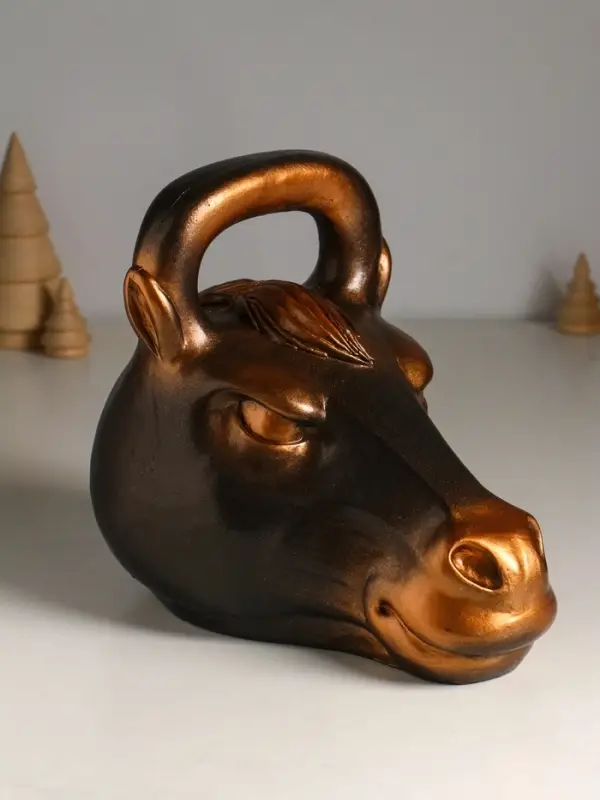 Копилка Копилка "Гиря конь" 21×25 см, бронза