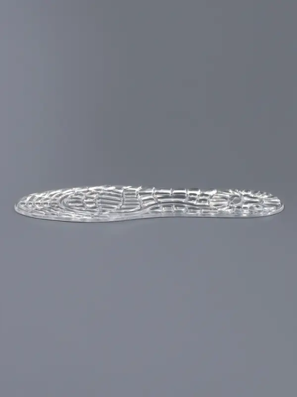 Стельки для обуви, универсальные, силиконовые, на клеевой основе, р-р RU до 41 (р-р Пр-ля до 40), 26.5 см, пара, прозрачные