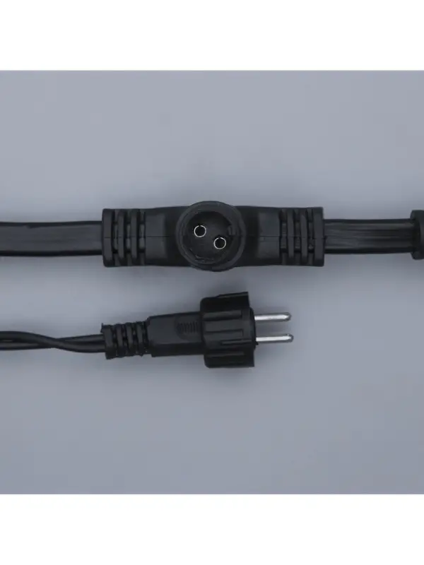 Гирлянда &laquo;Занавес&raquo; 2&times;9 м, IP44, УМС, тёмная нить, 1800 LED, свечение белое, 220 В