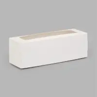 Коробка самосборная с окном, 15&times;5&times;5 см, белая