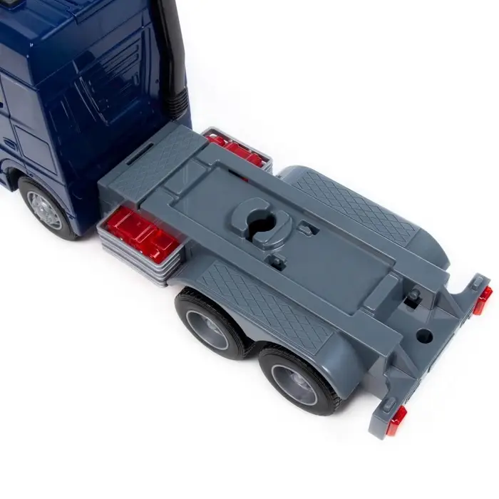 Автомобиль-тягач "KAMAZ", с полуприцепом, инерц., со светом и звуком 07828