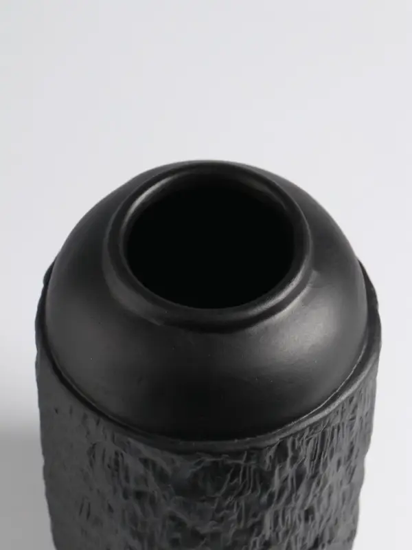 Ваза для цветов &laquo;Дульчи&raquo;, 19.5&times;11 см, керамика, чёрная