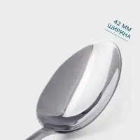 Столовая ложка Hanna Kn&ouml;vell Skagem, 20.7 см, толщина 5 мм, нержавеющая сталь, серебристая