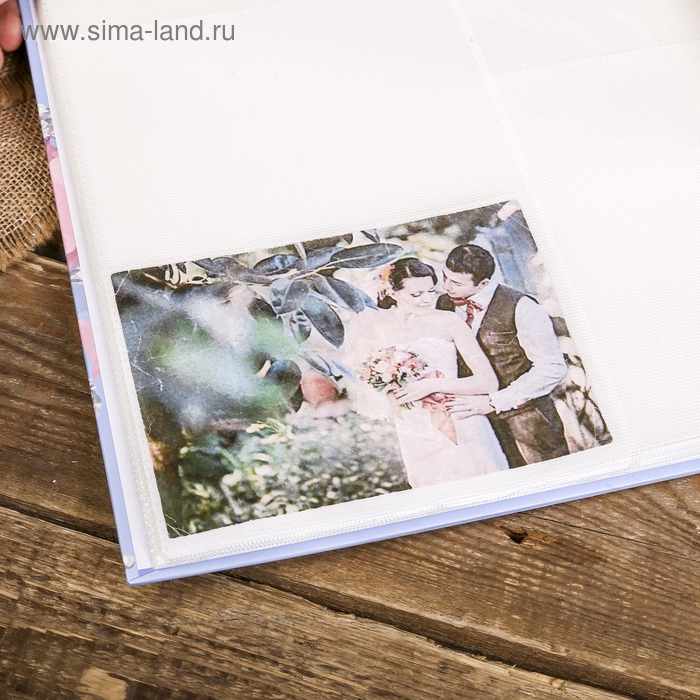 Фотоальбом на 500 фото 10х15 см Фотоальбом на 500 фото 10х15 см "Королевские пионы" зол.обвод в короб. МИКС 33,5х30,5х5,7см