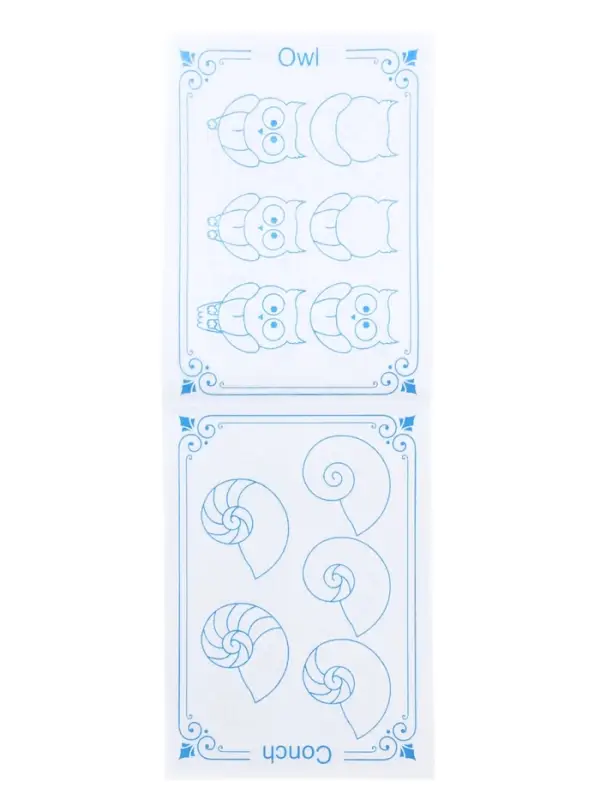 Коврик для рисования водой "Зверята" 2 маркера