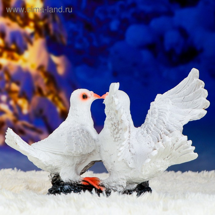 Садовая фигура Садовая фигура "Два голубя" 20х32х21см