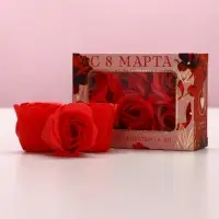 Мыло лепестковое &laquo;С 8 Марта&raquo;, 6 шт., аромат цветочный, Чистое счастье